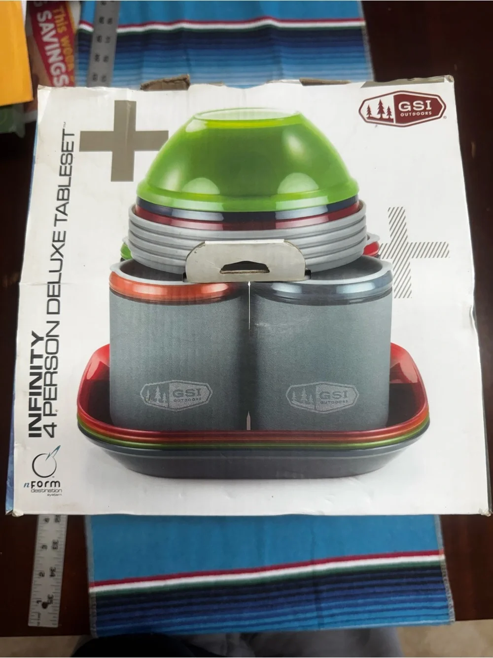 Infinity 4 Person Deluxe Tableset - Multicolor new in the box. Never opened camp